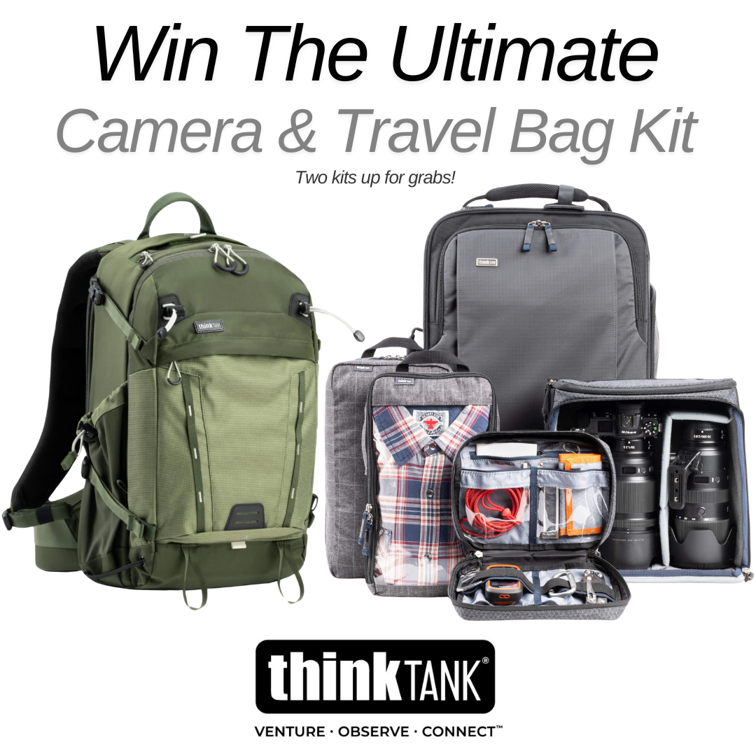 Win the ULTIMATE travel and camera bag kit for Christmas!