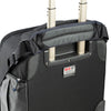 Shoulder strap included with telescoping handle pass-through for piggybacking on other rolling luggage