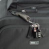 Lock and cable to secure and tether the bag. Computer compartment now includes Lockable YKK® RC Fuse Zippers