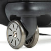 4 dual-wheel sets provide 360 degree maneuverability in tight spaces