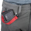 Pocket-sized with removable security lanyard and belt attachment