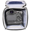 Designed to be form-fitting to a standard or gripped camera body with a zoom lens attached