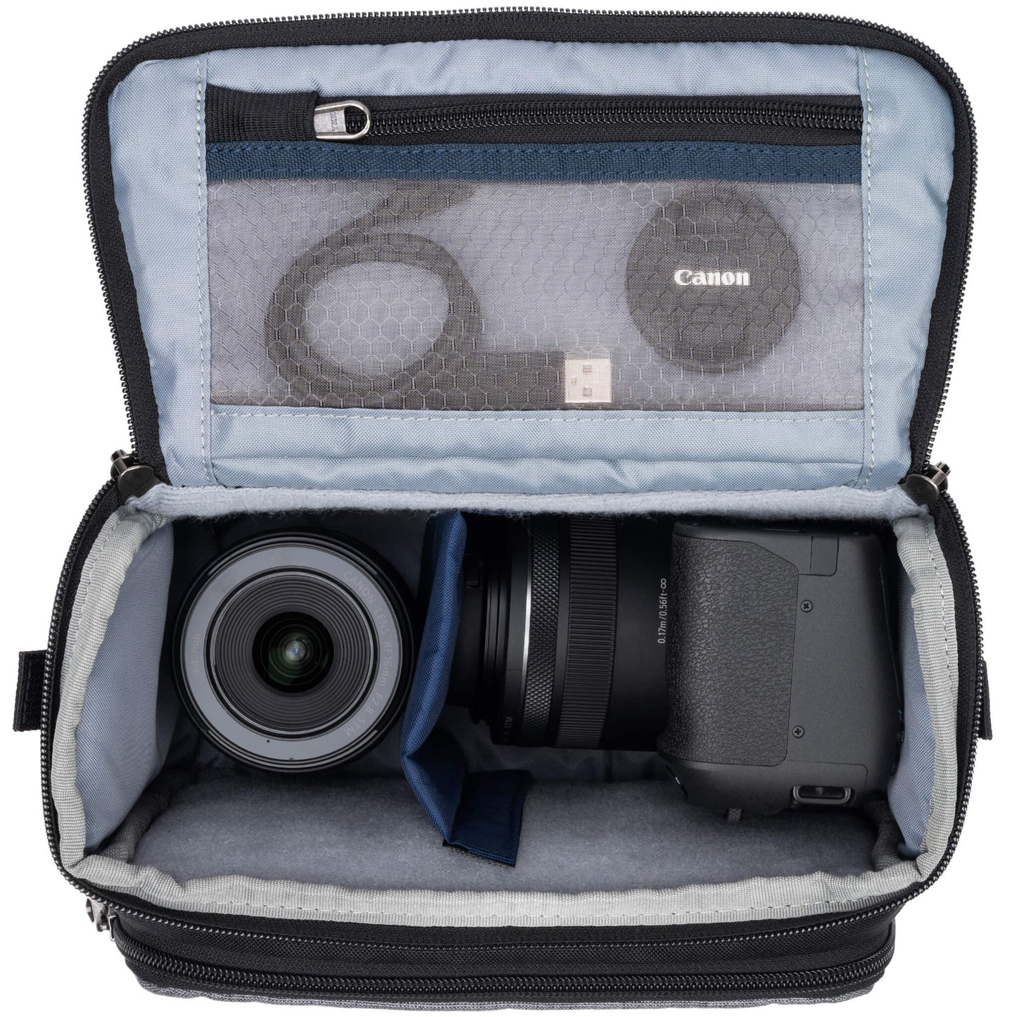 
                  
                    Fits one standard mirrorless body plus 1 to 2 lenses: short to medium f/4 zooms or short to medium primes.
                  
                