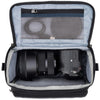 Fits one standard mirrorless body plus 1 to 2 lenses: short to medium f/4 zooms or short to medium primes.