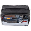 Easy-access dimensional front zippered pocket and accessory organizer