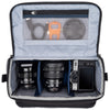 Fits one standard mirrorless body plus 2 to 4 lenses: short to medium f/4 and f/2.8 zooms or short to medium primes.