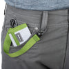 Pocket-sized with removable security lanyard and belt attachment