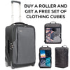 Get a FREE set of Clothing Cubes when you buy a Venturing Observer Travel Roller.