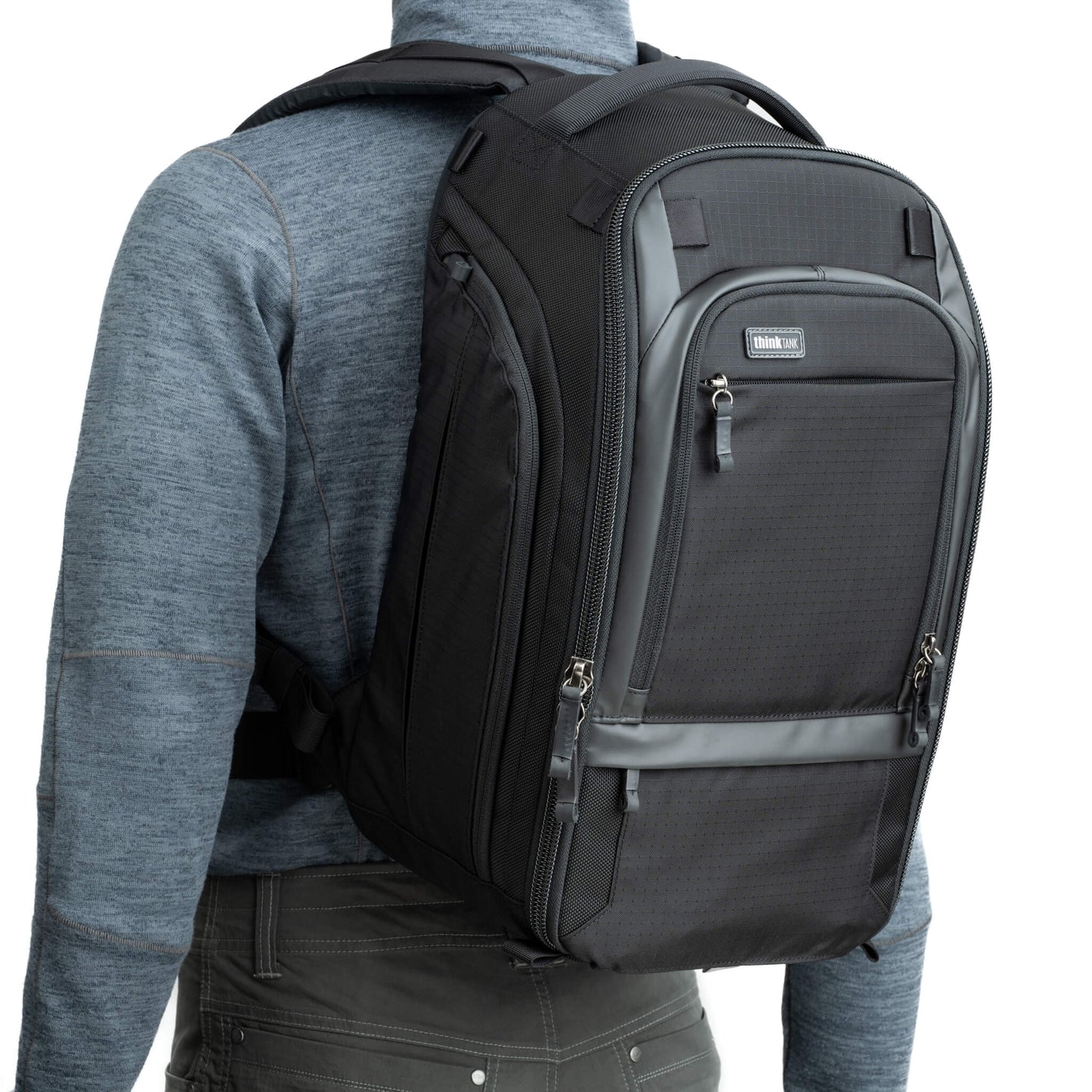 
                  
                    Contoured back panel provides a comfortable fit for most body types
                  
                