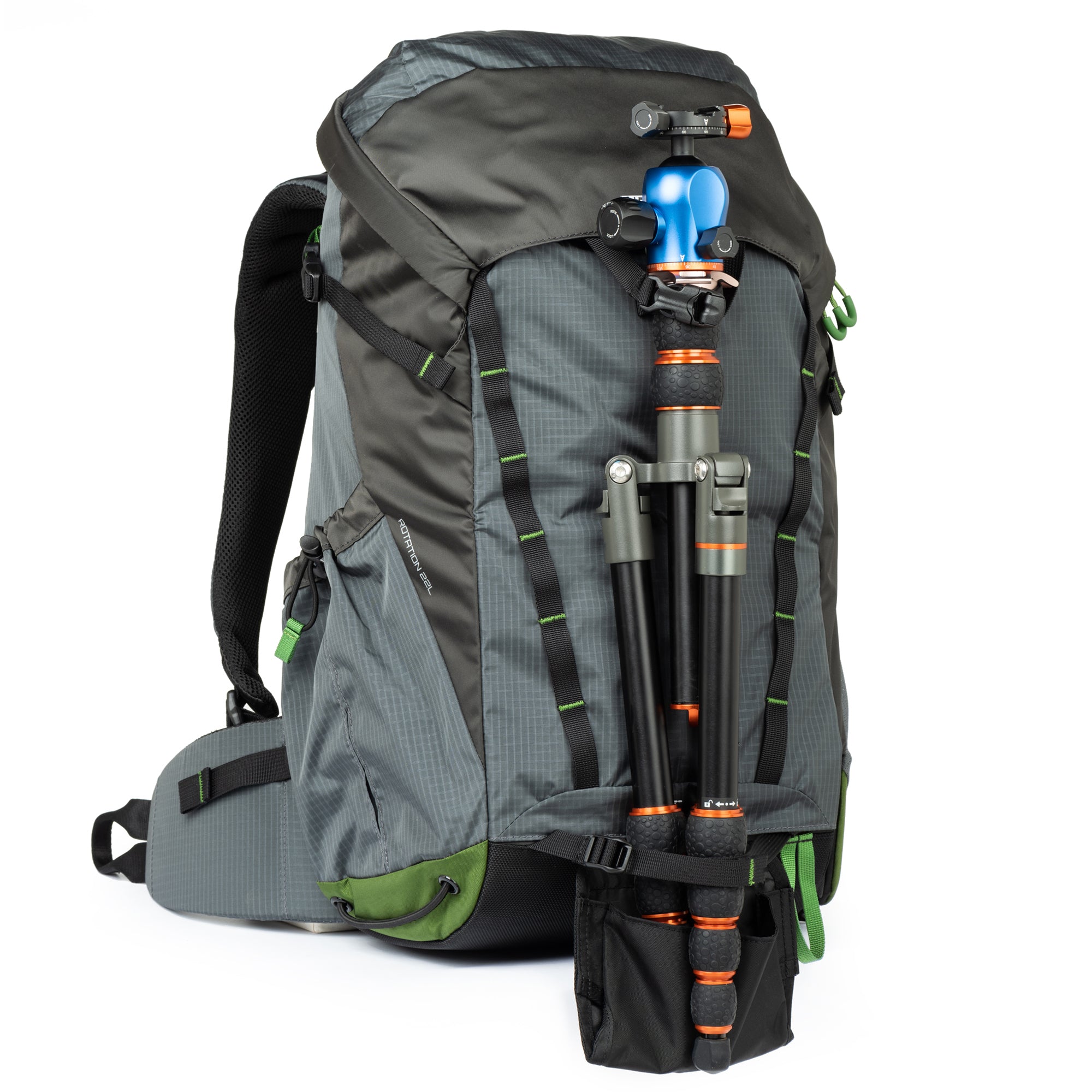 MindShift Gear Rotation 180 22L Photo Backpack, Color Green, Size Medium: Up to 1 2 Bodies/2 4 Lenses/Acc, 20x12x8