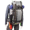 Expandable capacity on all five sides with daisy chain, ice axe loops and additional lash points