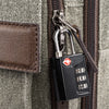 Lockable YKK® zippers on laptop sleeve and main compartment