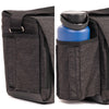 Expandable water bottle pocket fits all sizes and bottles of gear