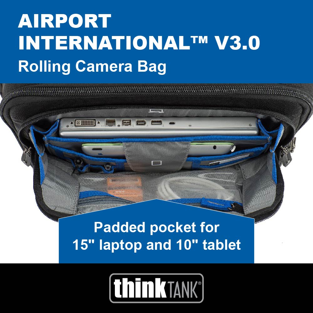 Airport International™ V3.0 The third generation of Think Tank's award  winning rolling bag series – Think Tank Photo